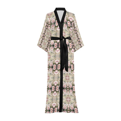 Peony Kaleidoscope Long Robe