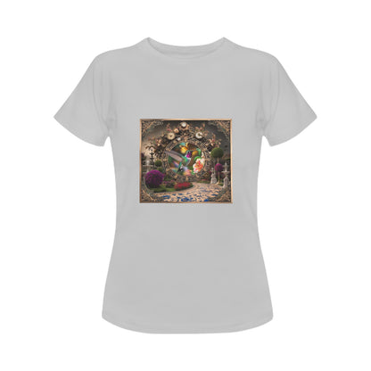 Hummingbird Tile Print T-shirt