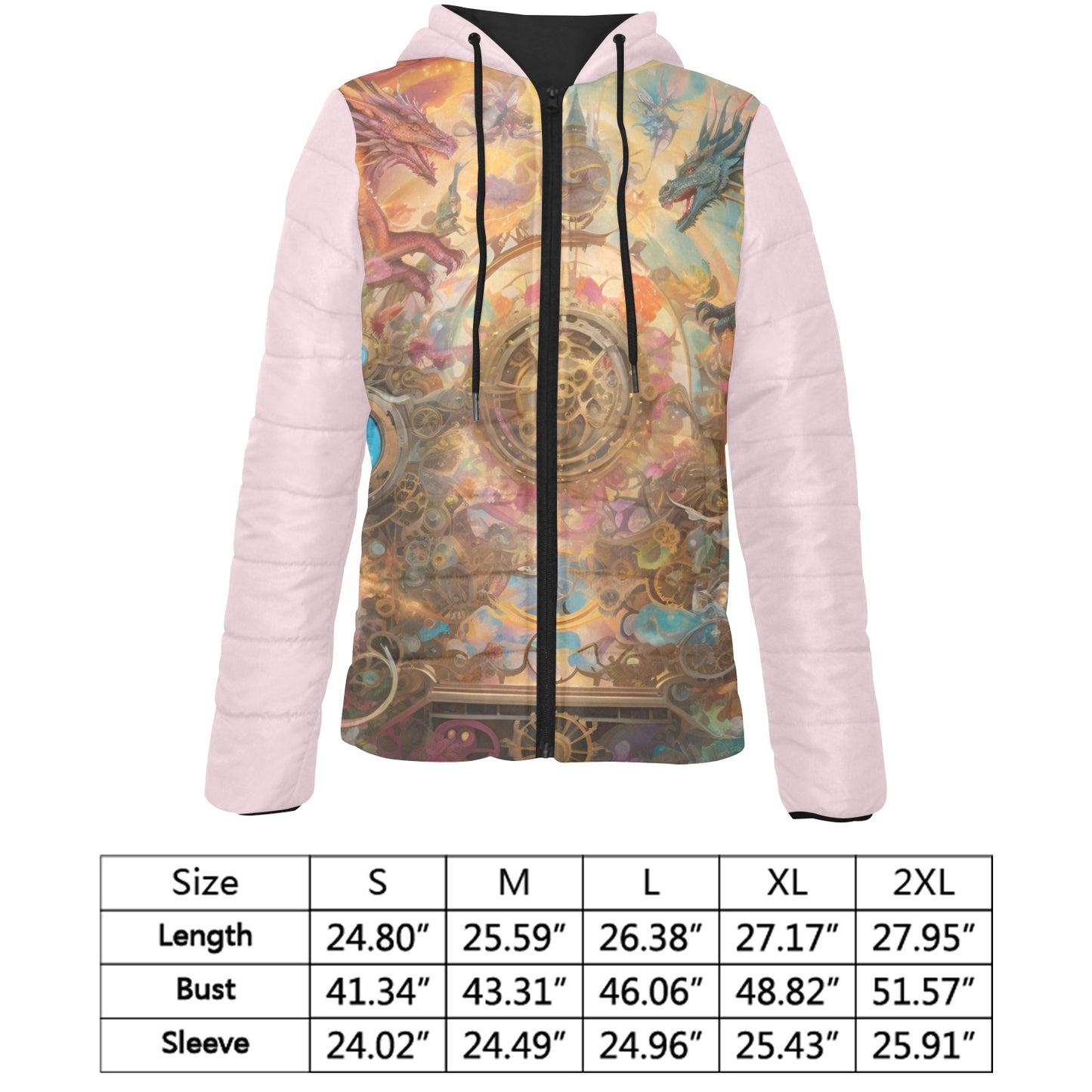 Dreams & Fantasy Hooded Puffer Jacket