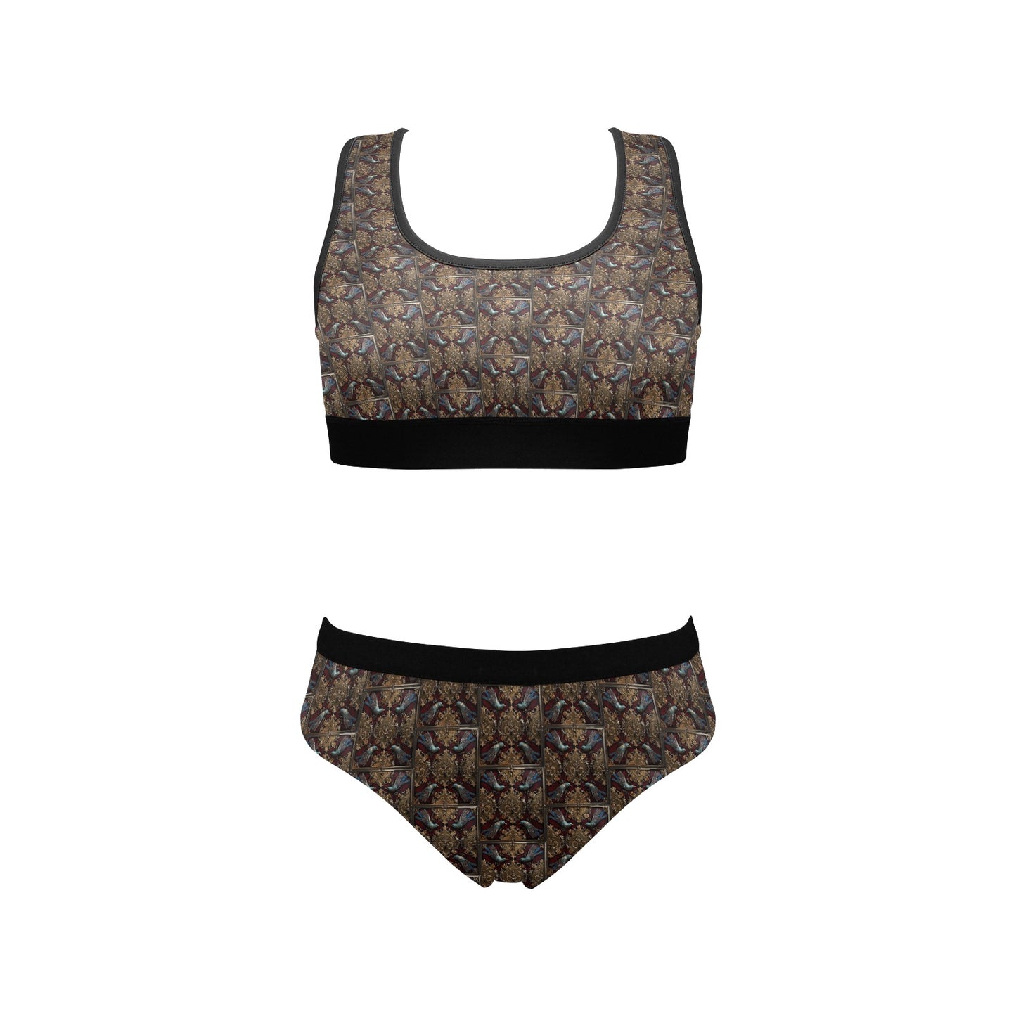 Gone Is The Gilded Age Sports Bra and Undies Set