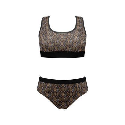 Gone Is The Gilded Age Sports Bra and Undies Set