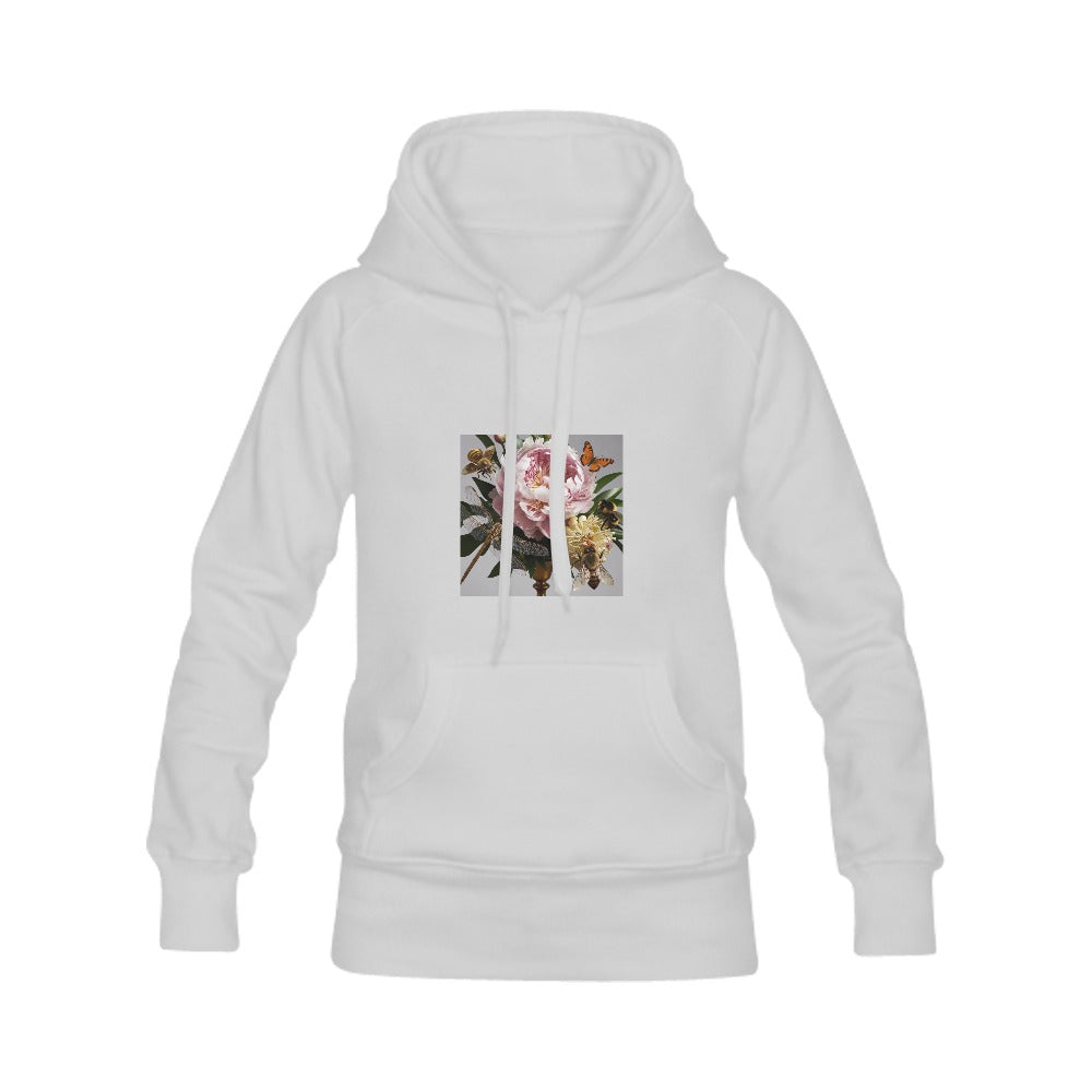 Peony Life Front and Back Print Hoodie