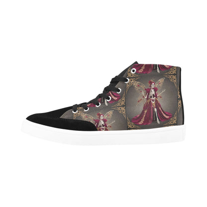 Dark Fey High Top Canvas Women's Shoes