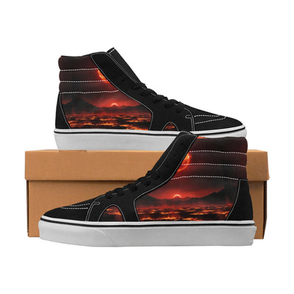 Scorched Earth High Top Canvas Shoes