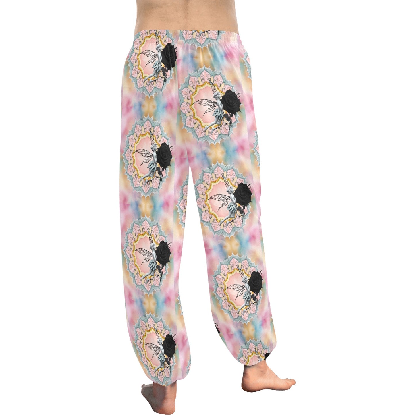 Black Rose Fairy Harem Pants