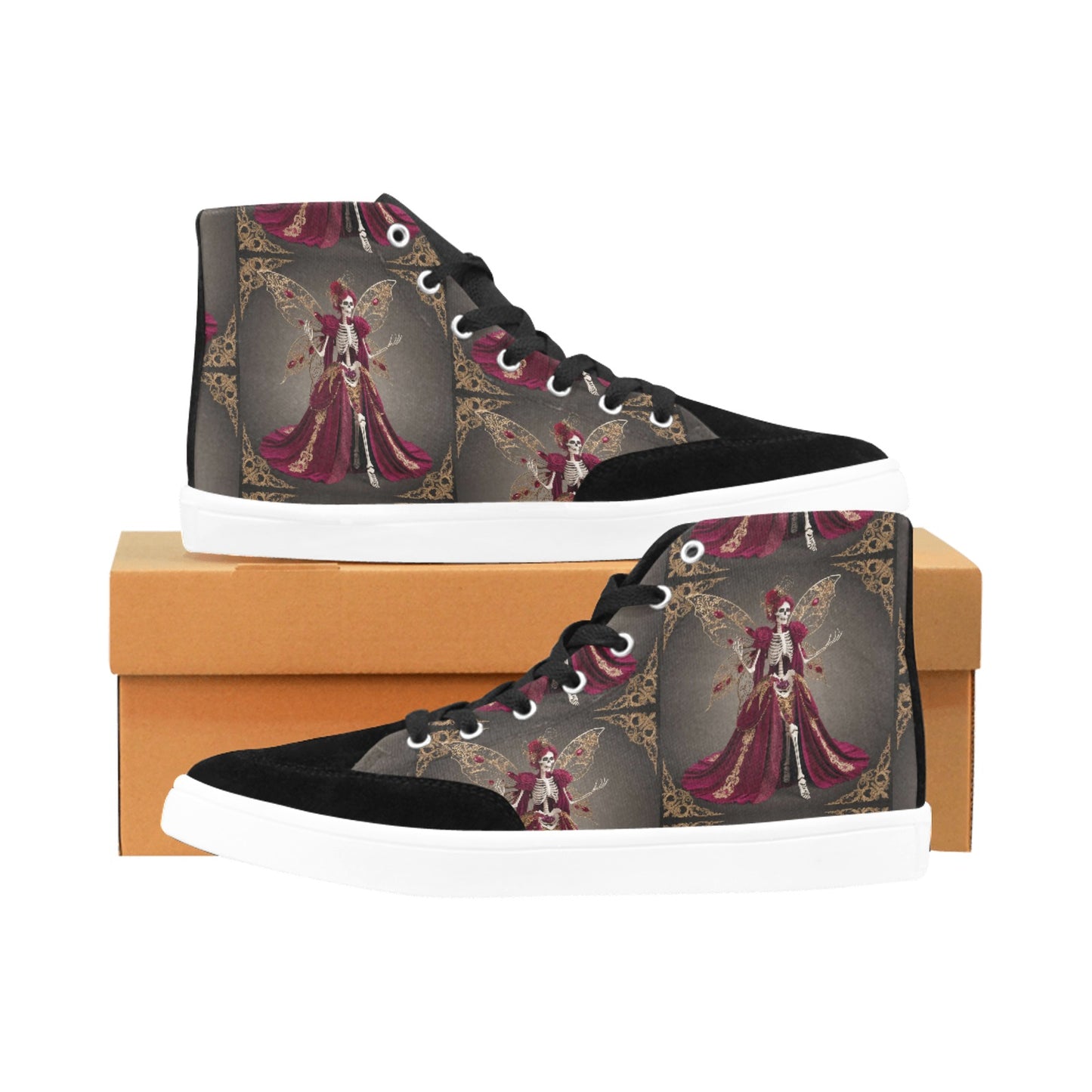 Dark Fey High Top Canvas Women's Shoes