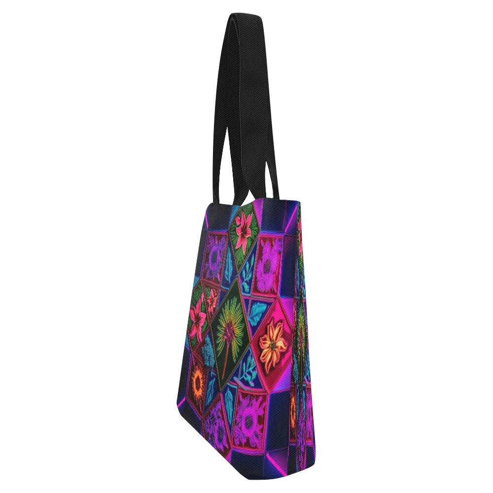 Set of 4 Signature Print Shopping Totes