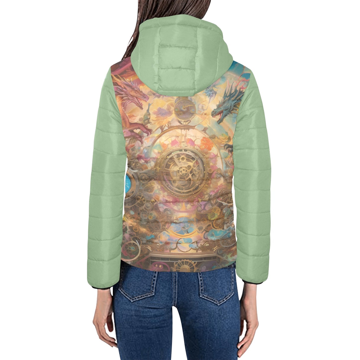 Dreams & Fantasy Hooded Puffer Jacket