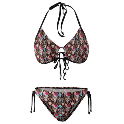 Curvy Laces Vintage Butterfly Bikini Togs