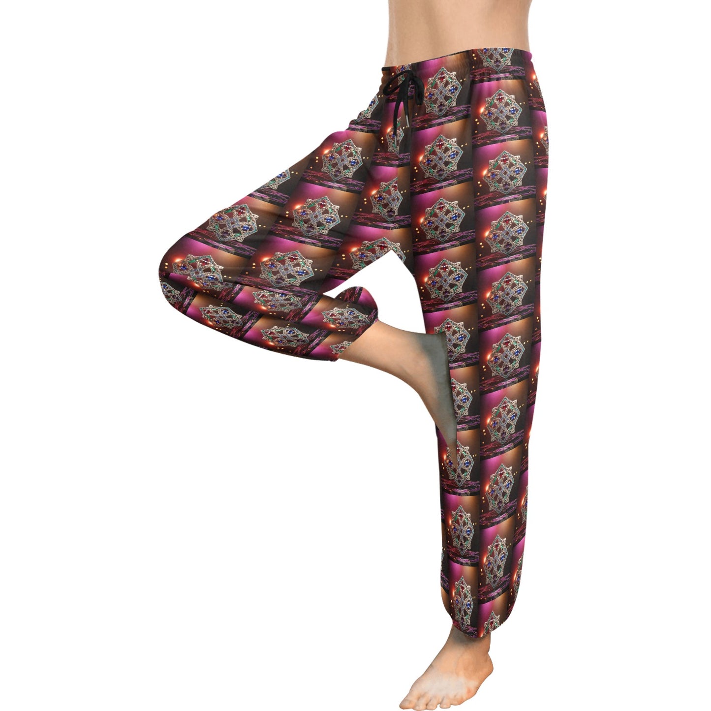 Artio Celtic Knot Tile Harem Pants