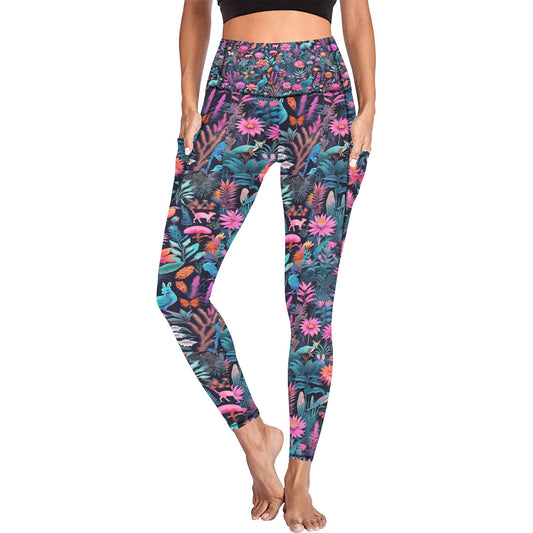 Neon Aussie Leggings with Pockets