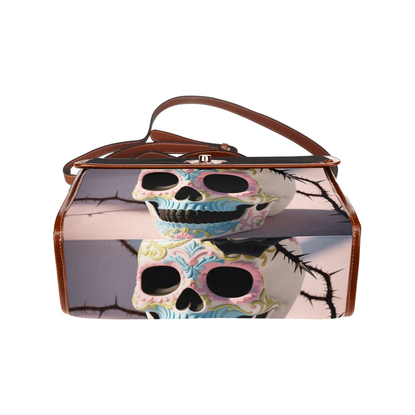 Candy Skull Print Bag