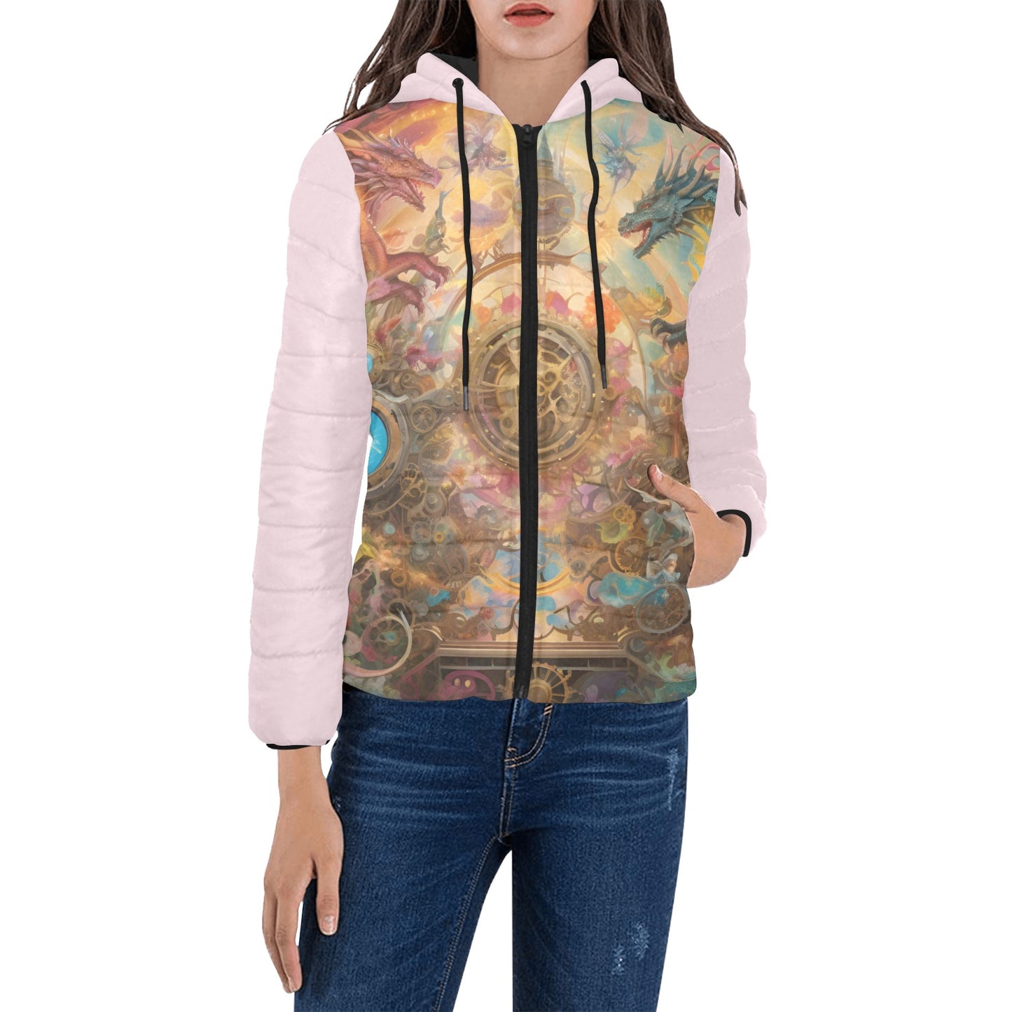 Dreams & Fantasy Hooded Puffer Jacket