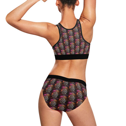 Artio Celtic Knot Sports Bra and Undies Set