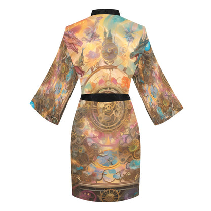 Dreams & Fantasy Short Kimono Robe